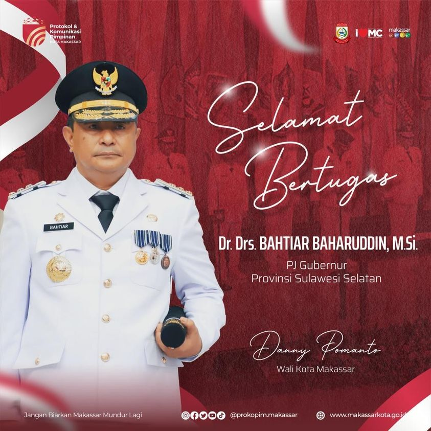 Selamat Bertugas PJ Gubernur Sulawesi Selatan