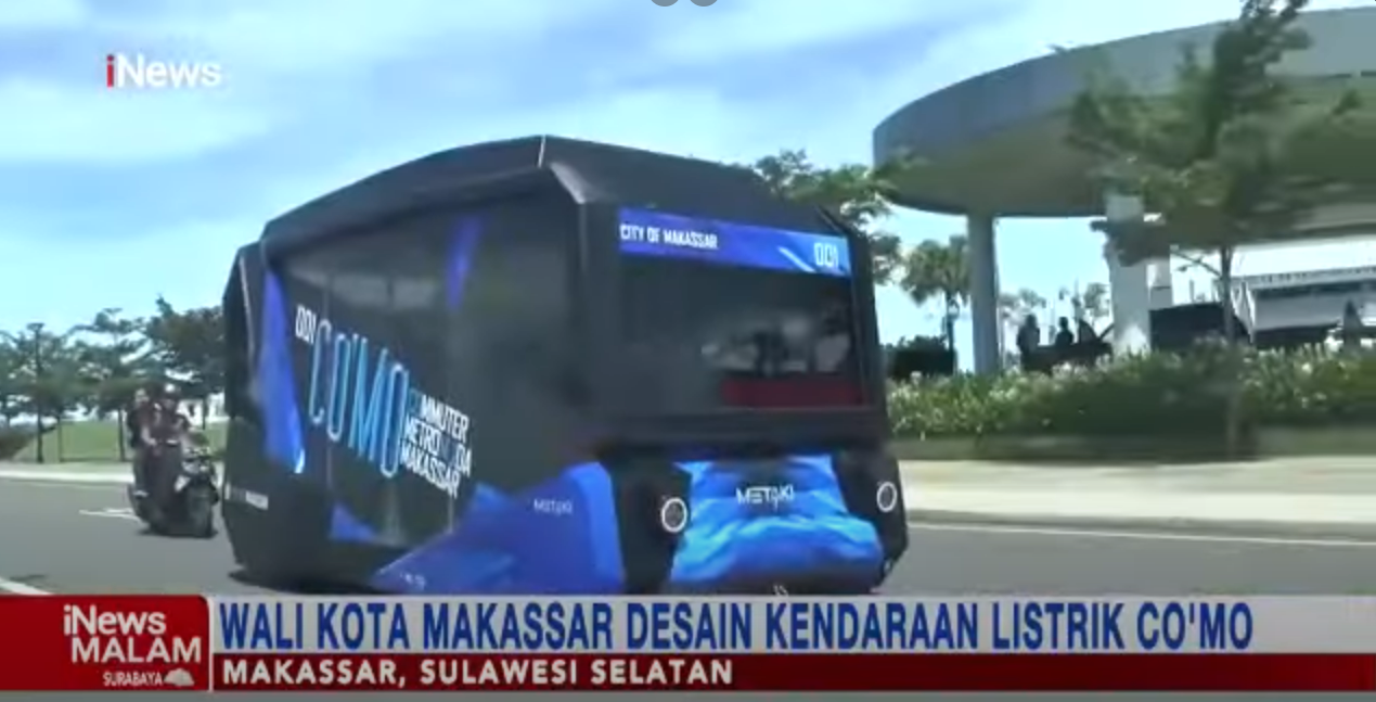 Mobil Listrik Karya Anak Lorong Kota Makassar, CO’MO (Commuter Metro Moda)