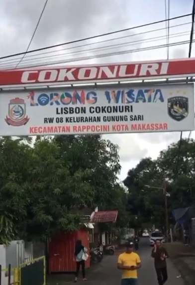 Lorong Wisata Lisbon Kelurahan Gunung Sari