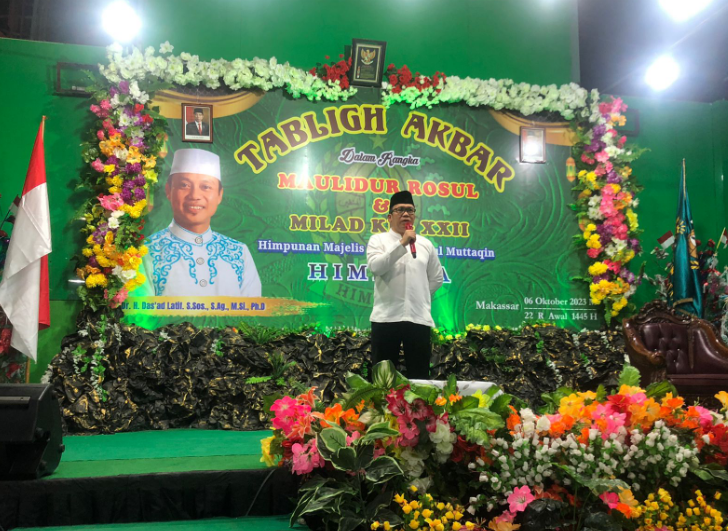 Gambar Camat Rappocini Aminudin Hadiri Tablig Akbar di Pelataran HIMMATA