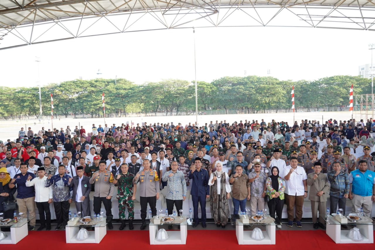 Gambar Camat Rappocini hadiri deklarasikan pemilu damai 2024