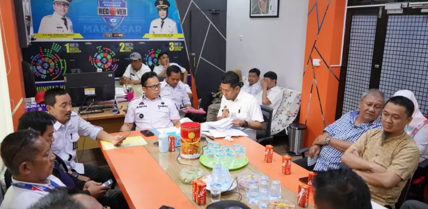 Gambar Lantik PJ Ketua FK LPM Kecamatan Rappocini, Camat Rappocini Gelar Rakor