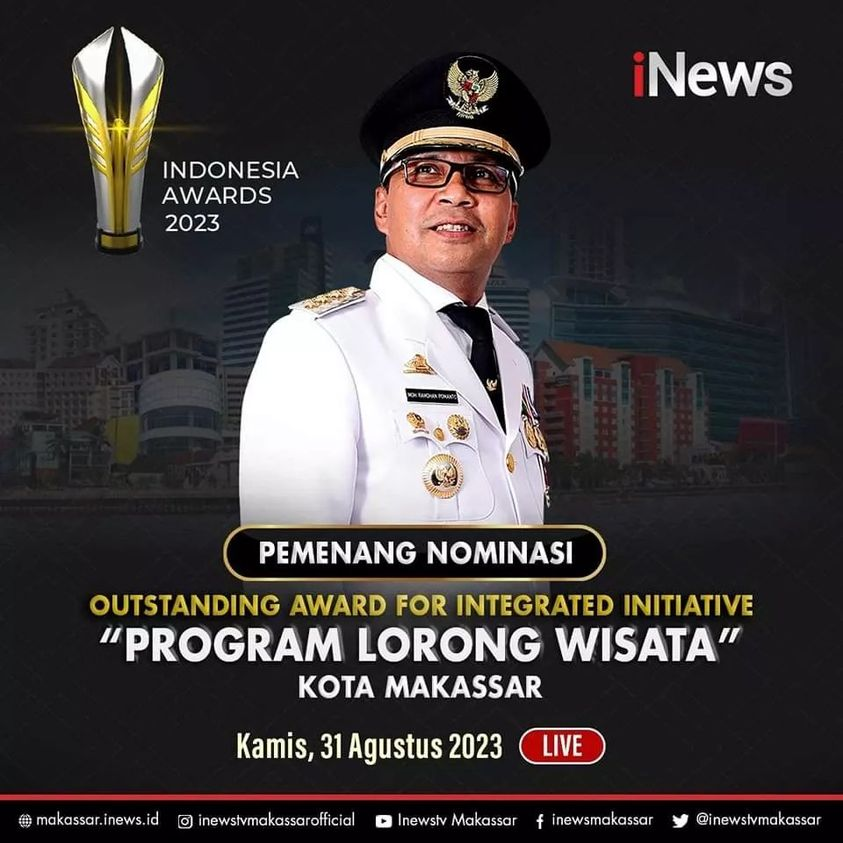 Gambar Outstanding Award for Itegrated Initiative "Program Lorong Wisata" Kota Makassar