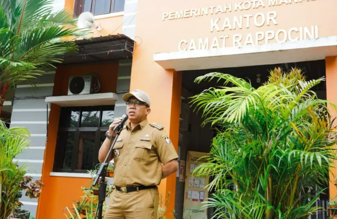 Gambar Pimpin Apel Pagi, Camat Rappocini : Lakukan Pelayanan yang Baik