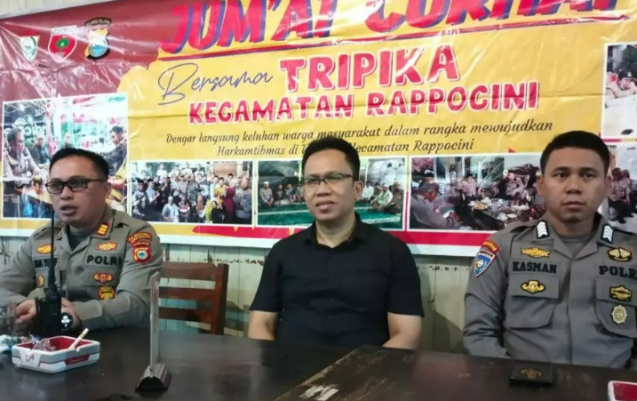 Gambar Camat Rappocini Apresiasi Jumat Curhat Wadah Penyampaian Aspirasi Masyarakat kepada Kepolisian