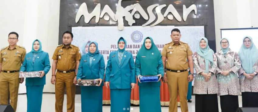 Gambar Ketua TP PKK Kecamatan Rappocini Andi Faradillah Resmi Dilantik