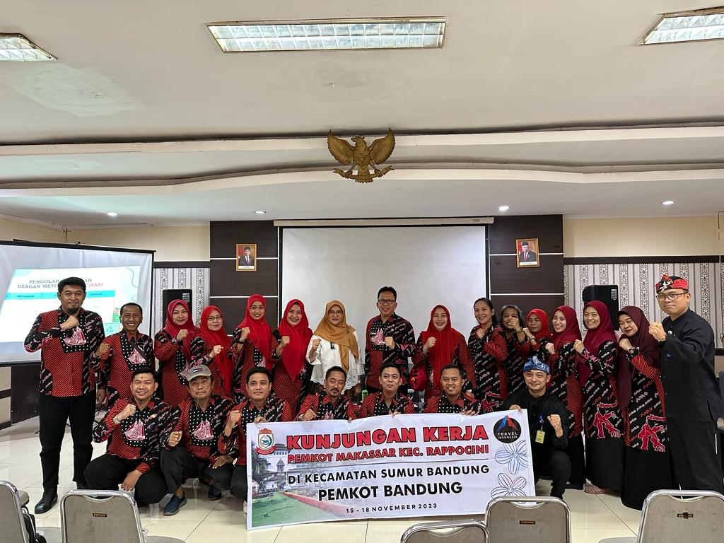 Gambar Camat Rappocini Kunker Ke Kecamatan Sumur Bandung