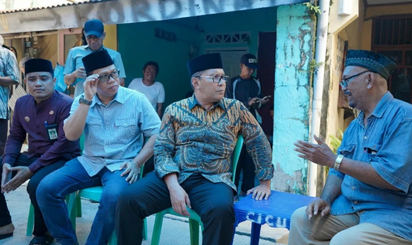 Gambar Wali Kota Makassar Kunjungi Rumah Dukan Anggota KPPS Yang Meninggal