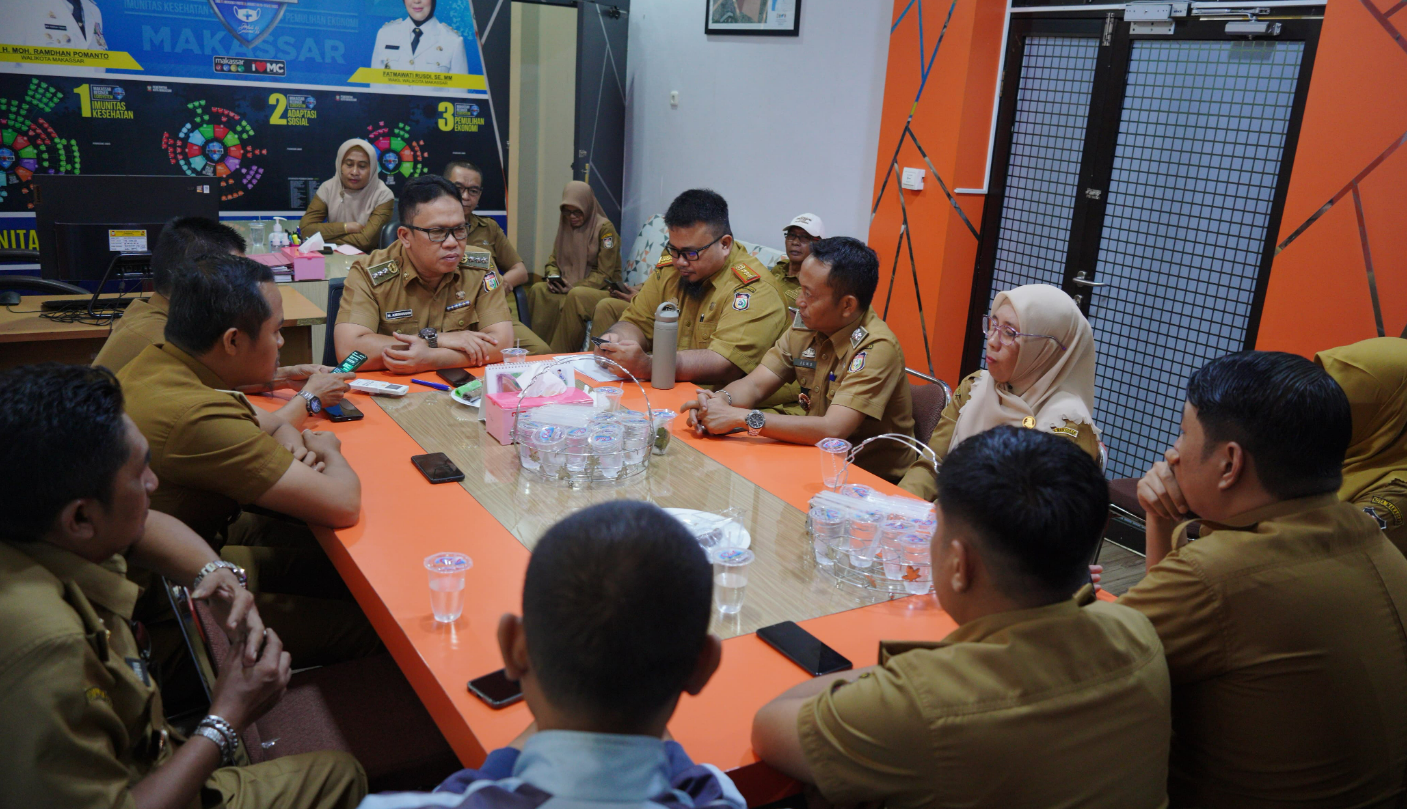 Gambar Gelar Rakor, Camat Rappocini Bahas Sabtu Bersih dan Pendataan PKH