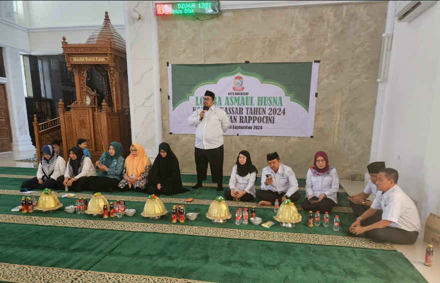 Gambar Sekcam Rappocini, Membuka Lomba Asmahul Husna Tingkat Kecamatan