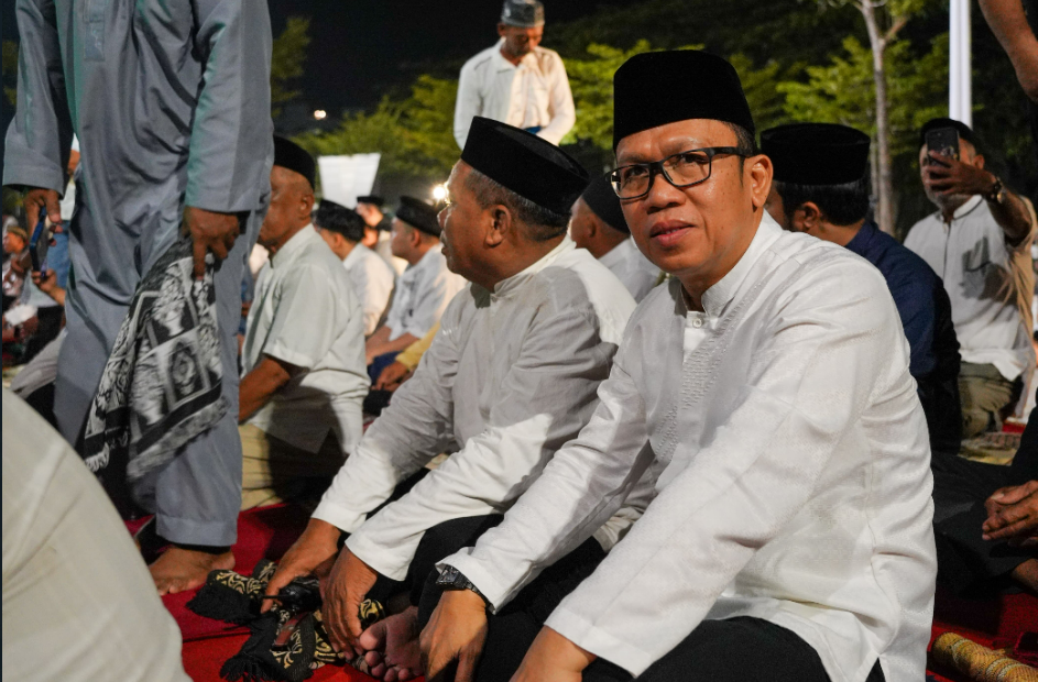 Gambar Bersama Jajaran, Camat Rappocini Hadiri GMSSB di Anjungan City Of Makassar