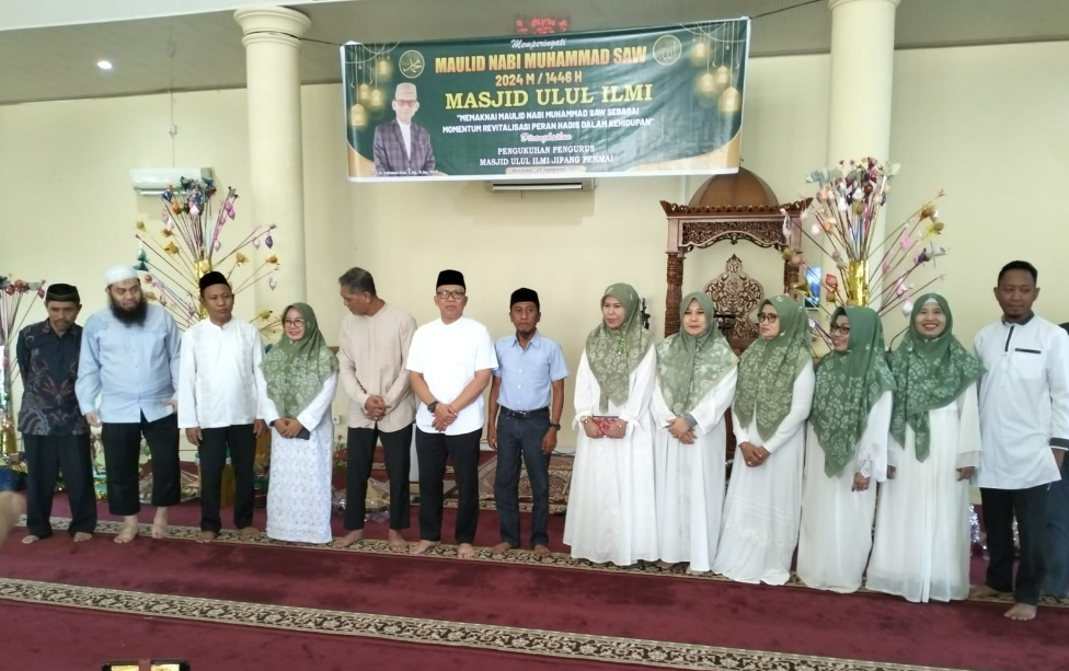 Gambar Peringatan Maulid Nabi di Masjid Ulul Ilmi Dihadiri Camat Rappocini, Ini Harapannya