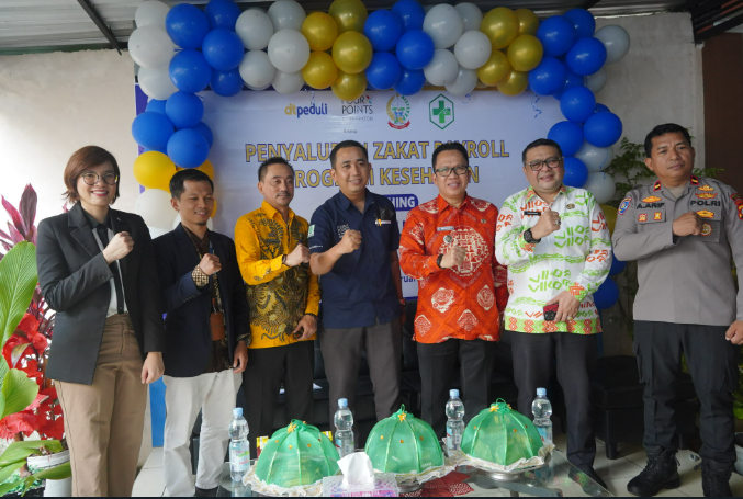 Gambar Launching  Penyaluran Zakat Payroll Program Kesehatan sekaligus Launching Grebek Stunting Kelurahan Banta-Bantaeng