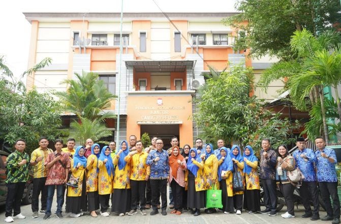 Gambar Camat Rappocini Terima Kunjungan Pemerintah Kecamatan Tanung Selor